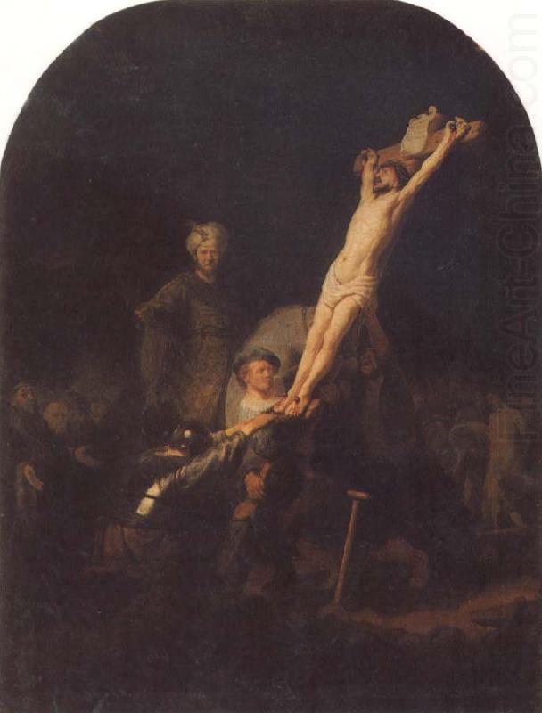 REMBRANDT Harmenszoon van Rijn The Raising of the Cross china oil painting image